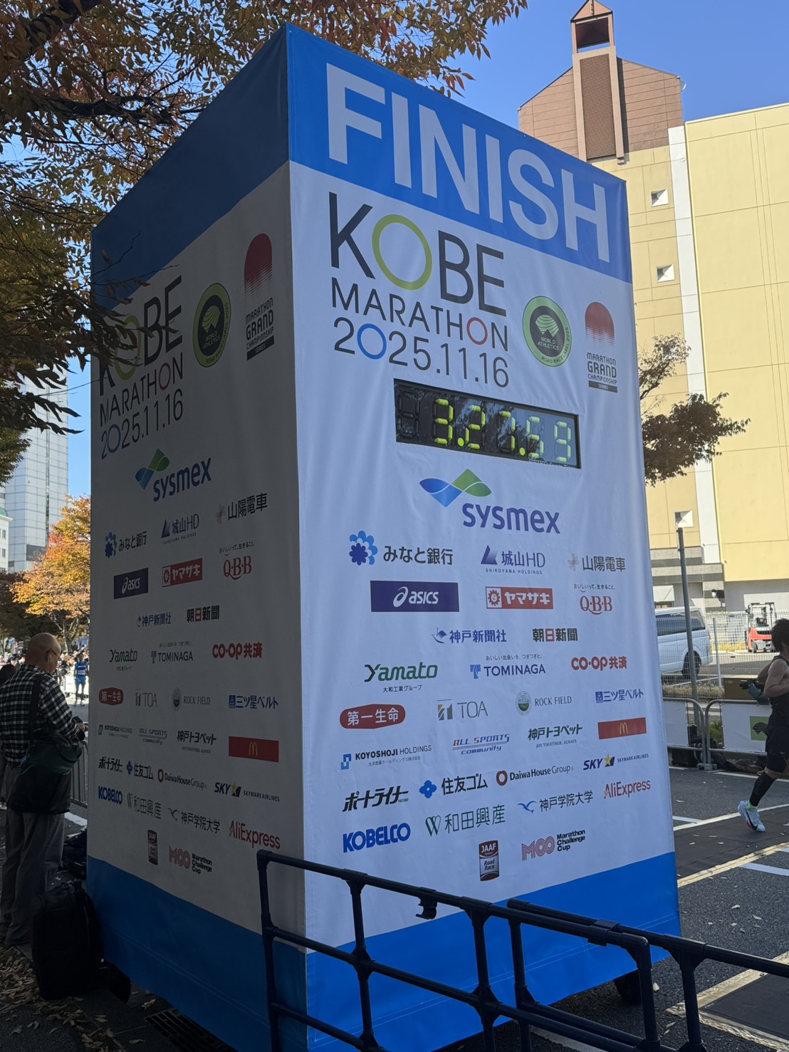 神戸マラソン当日